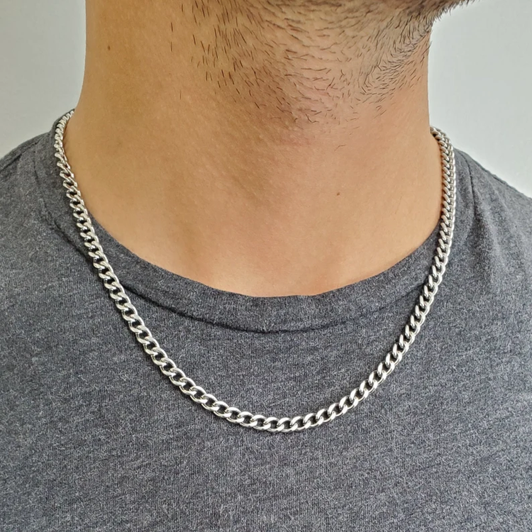 Silver Cuban Chains