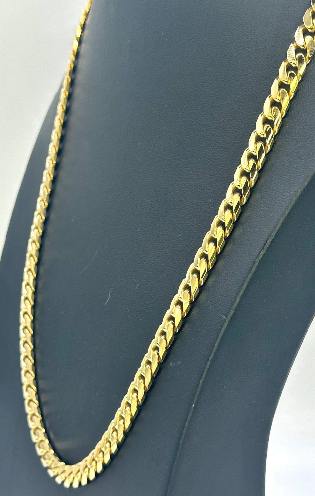 14K Yellow Gold Miami Cuban Chain 6.75MM Solid