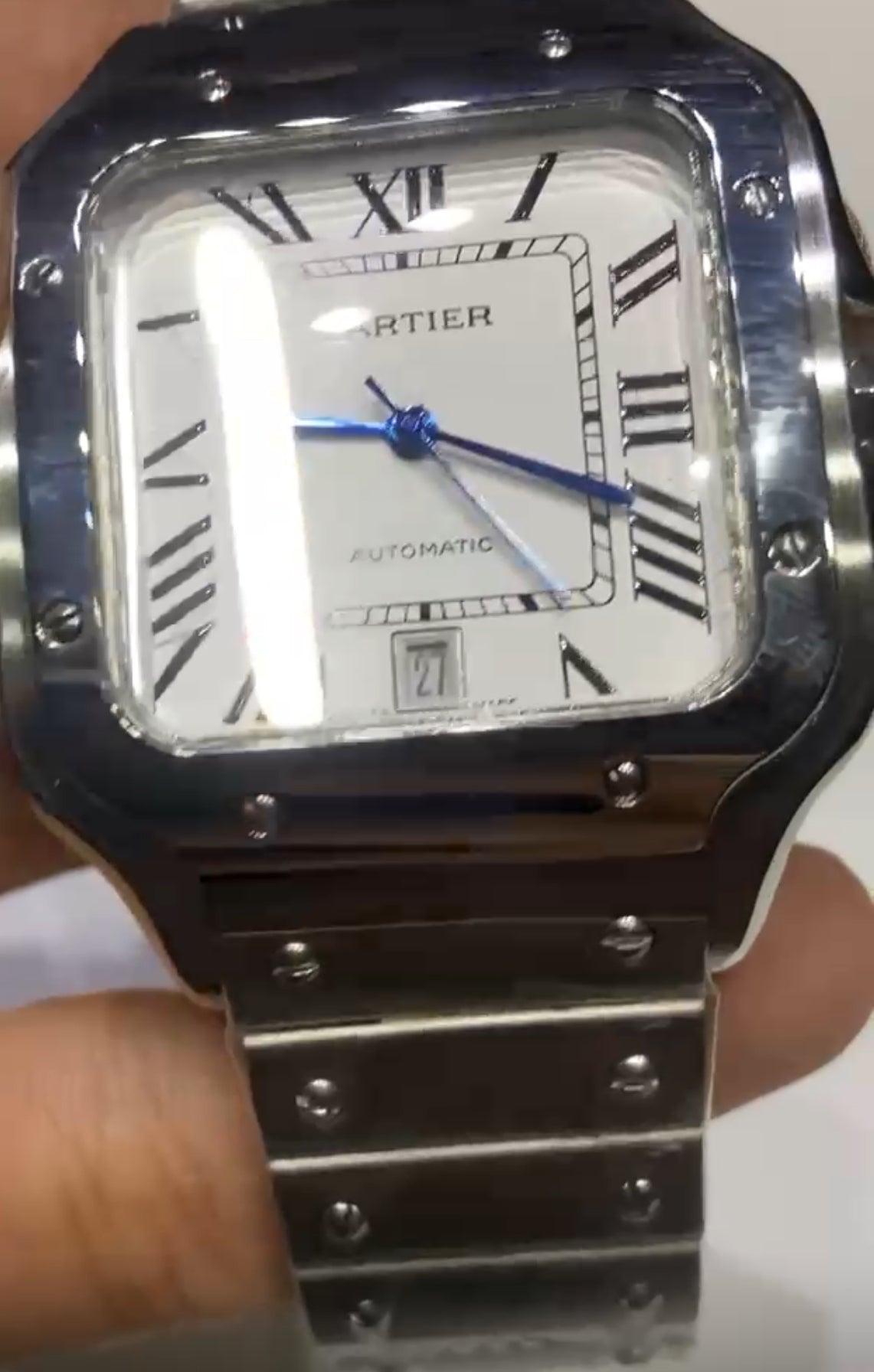 Plain Cartier Santos 41MM