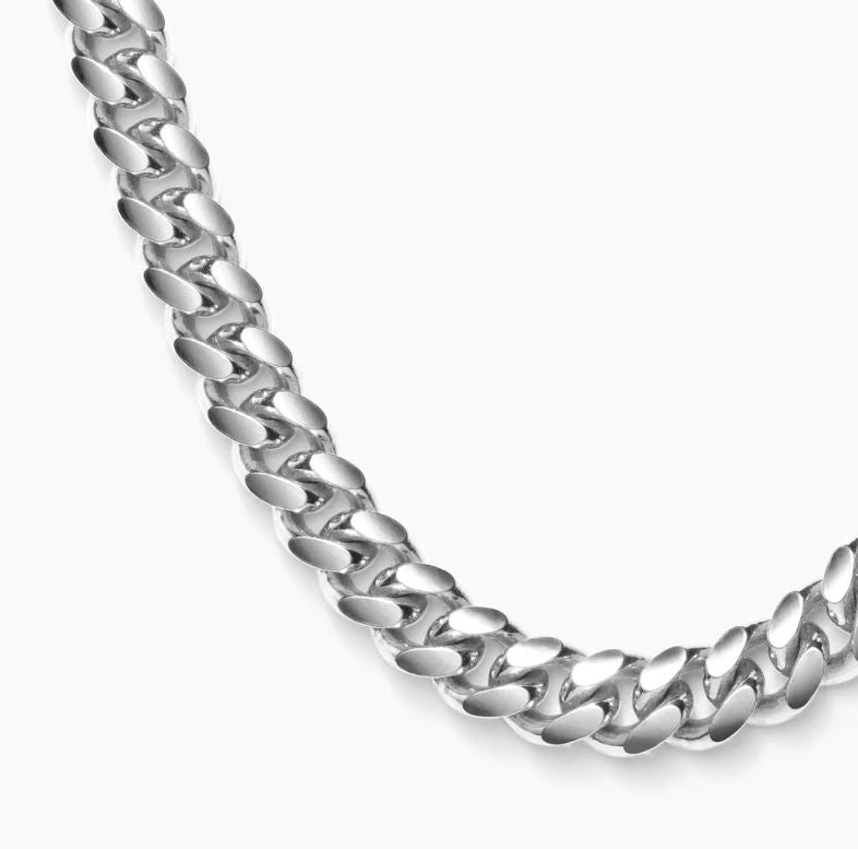 Miami Cuban - 7MM - Sterling SIlver