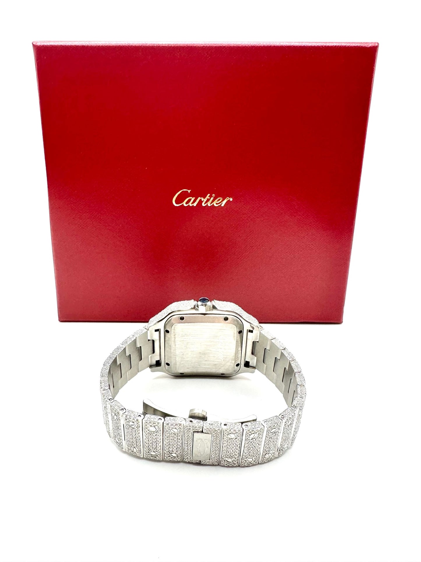 Two-Tone Rose Gold Diamond Moissanite Automatic Watch