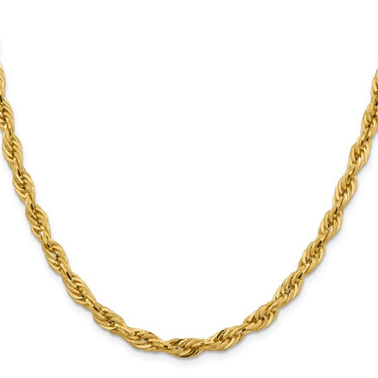 10k Gold 5.5MM Hollow Rope Chain