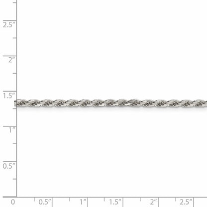 Sterling Silver Rope Chain - 2.5MM