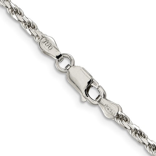 Sterling Silver Rope Chain - 2.5MM