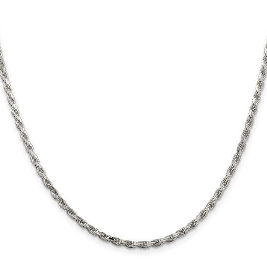 Sterling Silver Rope Chain - 2.5MM