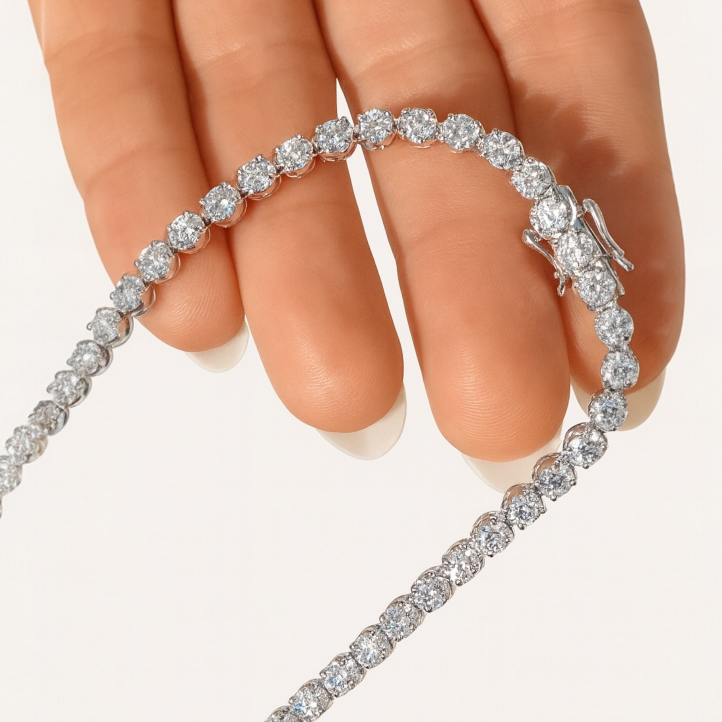 ✨ 3MM Moissanite Diamond Tennis Chain in 925 Sterling Silver ✨