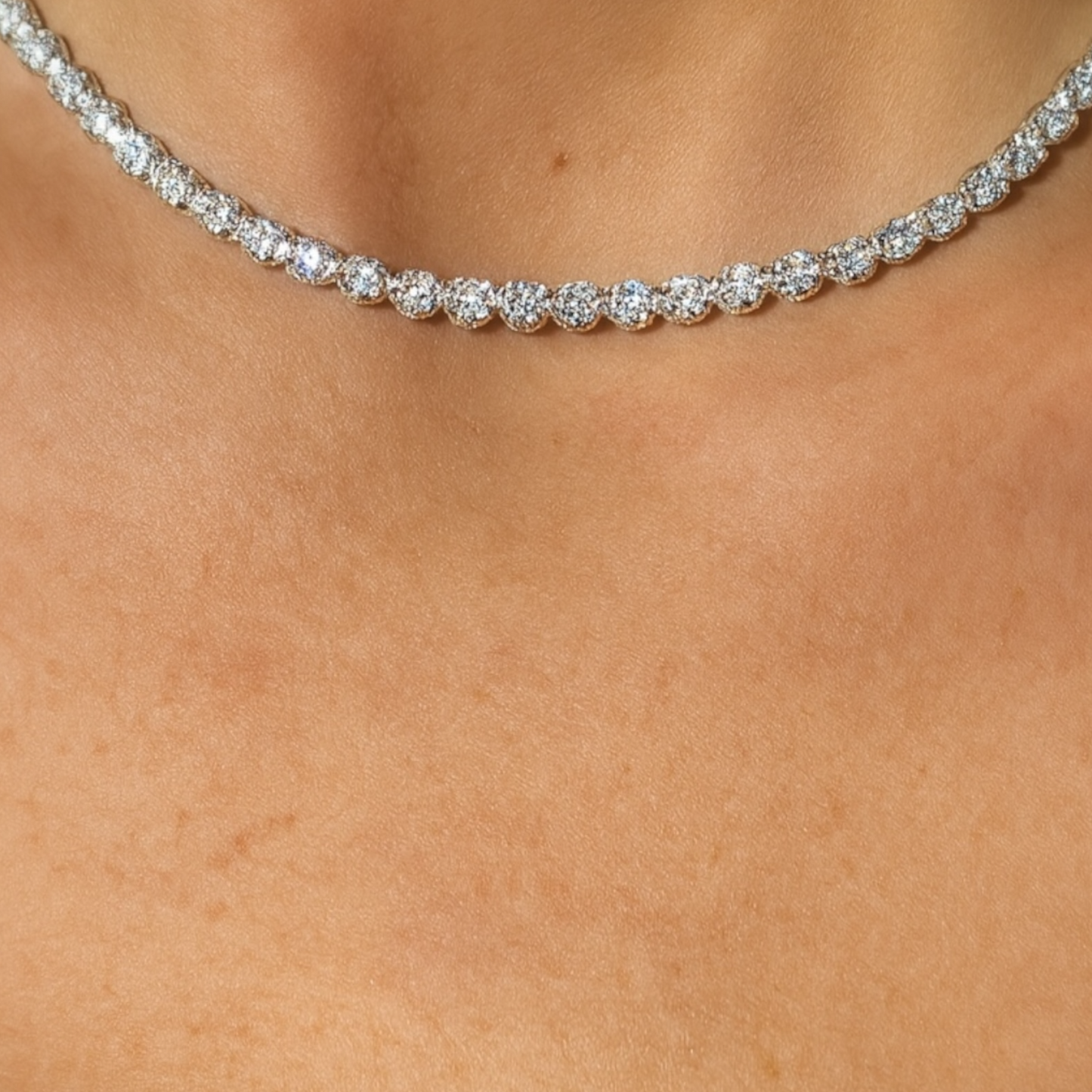 ✨ 3MM Moissanite Diamond Tennis Chain in 925 Sterling Silver ✨