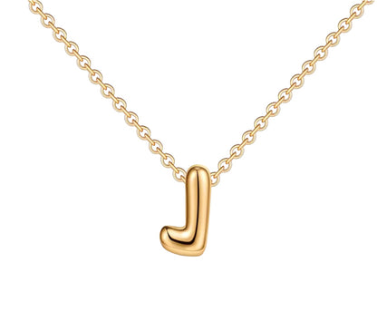 18K Gold Bubble Initials