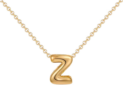 18K Gold Bubble Initials